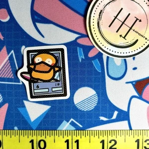 Pokémon Waterproof Vinyl Sticker | Breakout Card Small 1x1.5" Japanese Psyduck - Picture 1 of 1