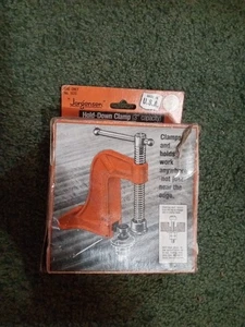 Vintage Jorgensen Hold Down Clamp 3" Capacity USA Perfect Unopened In Box Rare  - Picture 1 of 15