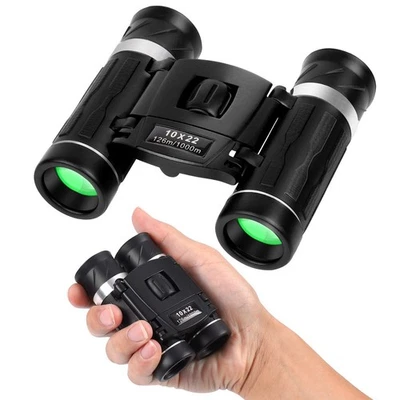 Binocolo per Adulti e Bambini 10x22 Binocolo Professionale Compatto Mini - Immagine 1 di 4