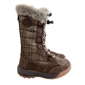 Teva Lenawee Waterproof Tall Snow Boots Brown Toddler Size 10 - Picture 1 of 16
