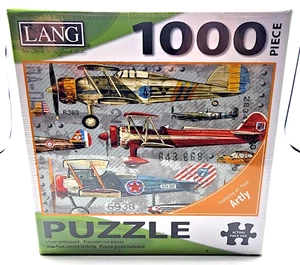 Lang Companies Planes 1000 Piece Puzzle by Artly SEALED NEW - Picture 1 of 3