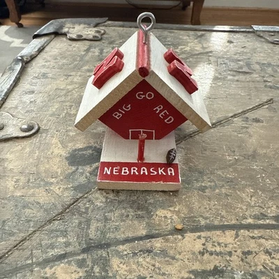 Nebraska Cornhuskers Adorno de Navidad Decorativo Pajarera Foto 1 de 4