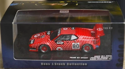 1/43 MINICHAMPS BMW M1  HANS J.STUCK PROCAR/no ixo  trofeu spark - Photo 1/3