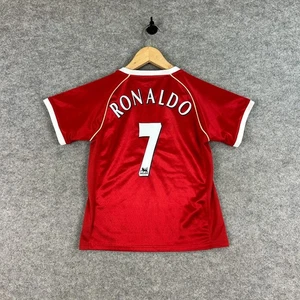 Manchester United Fußball Trikot Jungen 6 Jahre rot Home Nike Ronaldo #7 AIG 06/07 - Bild 1 von 15
