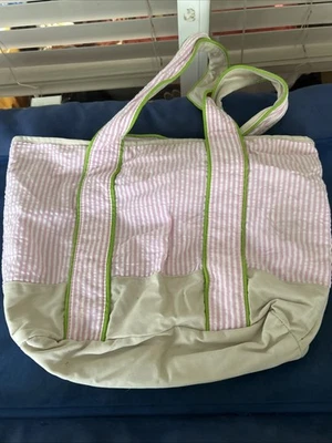 Bolso Correa Bath And Body Works Rosa Verde Y Beige  Foto 1 de 4