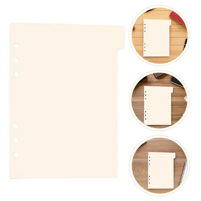  18Pcs Binder Divider: Notebook Dividers With Tabs - A5 Binder Insert - 6 Holes - Image 1 of 4