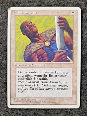 Gehirnwäsche Brainwash	German Fourth Edition- Magic the Gathering MTG  (DS3D1L5) - Image 1 of 4