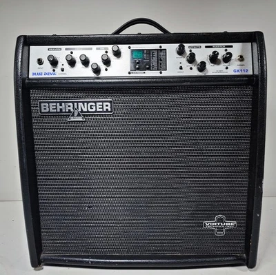 Behringer GX112 Blau Teufel Gitarre Amp - Strom On/Of Getestet Nur - Bild 1 von 4
