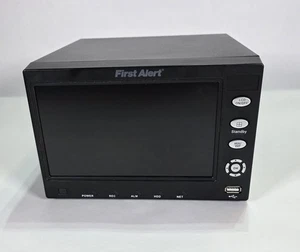 First Alert HS-4705 4-channel DVR built-in 7 inch monitor view four cameras  - Picture 1 of 8