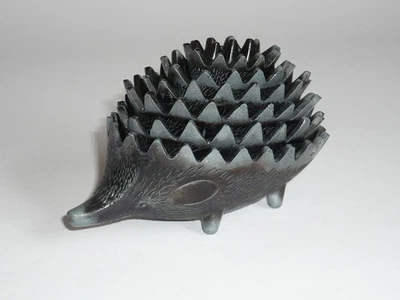 !  Igel Ascher 6 teilig nach Walter Bosse schwarz patiniertes Metall ! - Bild 1 von 4