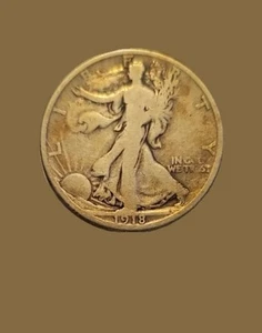 1918 S WALKING LIBERTY HALF DOLLAR XF - Imagen 1 de 2
