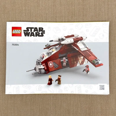 LEGO Star Wars Coruscant Guard Gunship 75354 - Instruction Book Only - Image 1 of 2