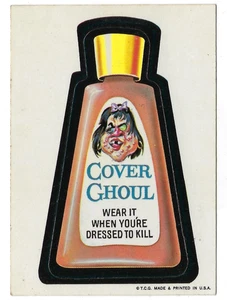 1973 Topps Wacky Packages 1st Series 1 COVER GHOUL white back nm - Picture 1 of 1