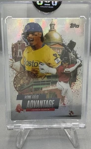 2025 Topps Chrome Jarren Duran Home Field Advantage SSP refractor Boston Red Sox - Imagen 1 de 2