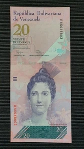VENEZUELA 20 Bolivares 2011 P91e UNC Banknote 603 - Picture 1 of 2