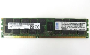 IBM 00D4968 16GB 1.5 V PC3-12800 CL11 ECC DDR3 1600 MHz LP RDIMM zj - Picture 1 of 2