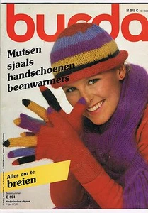 BURDA - MAGLIA - CAPPELLINI - SCIARPE - GUANTI... - LINGUA OLANDESE - ANNI '80 - Picture 1 of 1