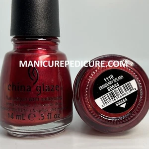 Smalto Cina Smalto Rosso Viola Shimmer "MANICUREPEDICURE.COM" - Foto 1 di 10