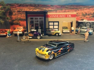 1:64 Hot Wheels Limited Edition 1949 49 Merc Mercury Black with Flames 1/5000 - Picture 1 of 6