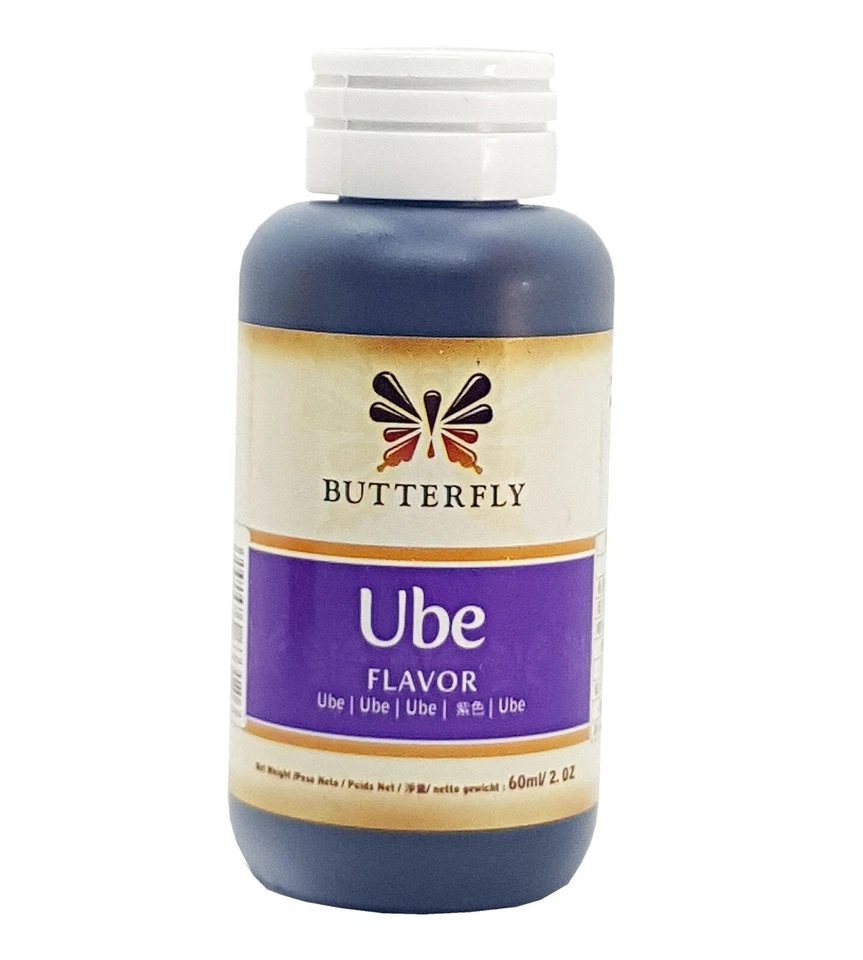 3 Bottles Butterfly UBE Purple YAM Flavoring Extract 2 Oz 60ml Exp Jun 2023