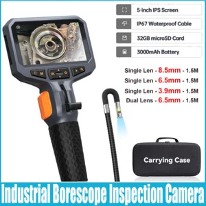 TESLONG TD500 Industrial Waterproof Borescope Inspection Camera 5 Inch Monitor - Picture 1 of 9