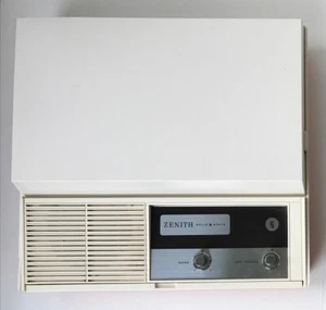 Vtg 1960 Zenith Solid State Portable 45 & 33 RPM Record Player Model E505V Works - Picture 1 of 17