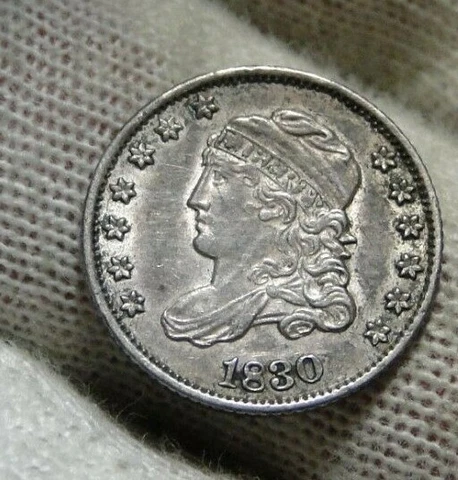 1830 Capped Bust Half Dime Cover