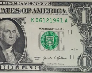 JUNE 12th 1961 Birthday Anniversary Date Note One Dollar Bill Series 2021 - Picture 1 of 3