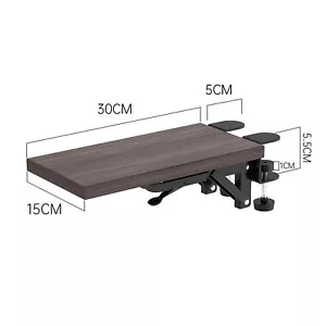 Universal Home Office Desk Extender Tray with Adjustable Arm Rest - Picture 1 of 26