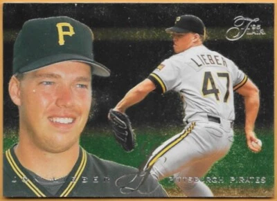 JON LIEBER PITTSBURGH PIRATES #402 - FLAIR NM-MT 1995 - Image 1 of 2