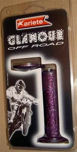 Custom chopper bobber Hot Rod purple metalflake handlebar grips Made In Italy - Bild 1 von 1
