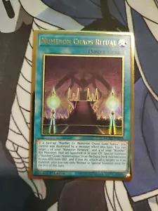 Near Mint Numeron Chaos Ritual - MGED-EN050 - Premium Gold Rare NM (11/18) - Picture 1 of 2