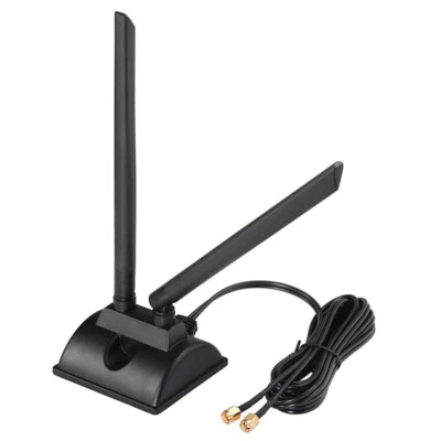 4G MIMO Magnetic Antenna Dual SMA For Huawei Aerial Booster B310 B310S-22 Router - Image 1 of 4