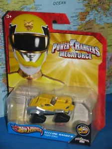 HOT WHEELS POWER RANGERS MEGA FORCE YELLOW RANGER TIGER ZORD *BRAND NEW & RARE* - Picture 1 of 8