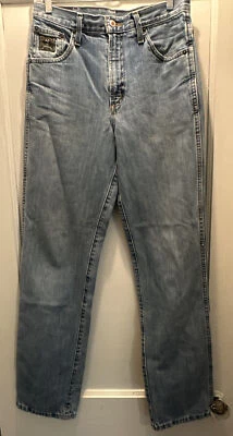 Cinch Jeans Mens 33x34 Blue Green Label Relaxed Fit Western Cowboy Work School - Image 1 of 4