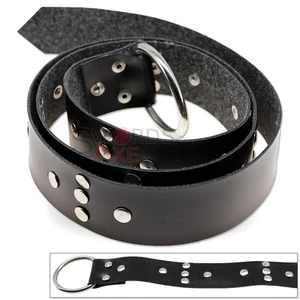 Medieval Studded Cordura Belt for Costume Renaissance Fair Black Knights - Picture 1 of 3