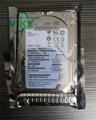 HP 900GB SAS 6G 10K ENT 2.5" DS HDD 870759-B21 870795-001 - Image 1 of 3