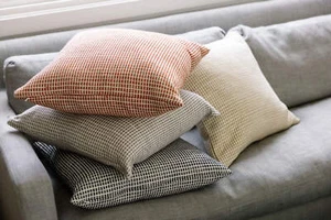 Akobo Handwoven Ethiopian Cotton Throw Pillow - Picture 1 of 9