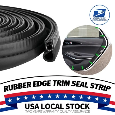 4M U Shape Rubber Seal Weather Strip Door Edge Moulding Trim For Chrysler Models - Image 1 of 4