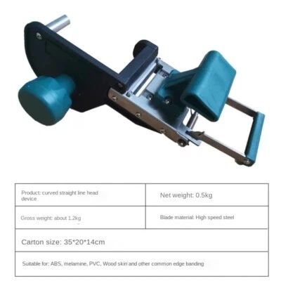 Raschietto bordo impiallacciatura pellicola PVC manuale pialla lavorazione legno pannello senza vernice - Immagine 1 di 4