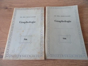 GRAPHOLOGIE - Berckers Kleine Volksbibliothek - Nr. 506 - 1949+1951 - Stückpreis - Bild 1 von 6