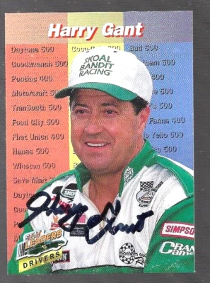 Harry Gant signed 1994 PRO SET POWER trading card NASCAR GREAT #SL43 - Image 1 of 2