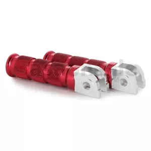 Clavijas de pie delanteras anodizadas de billete CNC rosa-rojo para Honda CBR 600RR 900RR 1000RR - Imagen 1 de 3