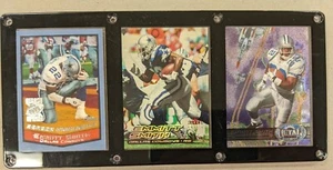 EMMITT SMITH 3 CARD PLAQUE DALLAS COWBOYS - Picture 1 of 1