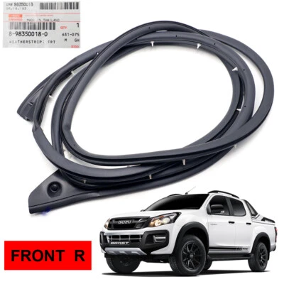 Front RH Door Rubber Weatherstrip Seal Fits Isuzu D-Max '12 '19 - Image 1 of 4