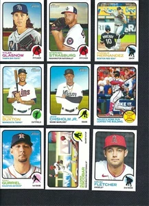 2022 Topps Heritage MLB Trading Cards, 36 Top Zustand Karten - Bild 1 von 4