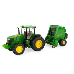 TOMY John Deere 1:32 7270R Tractor & Baler Set - Picture 1 of 1