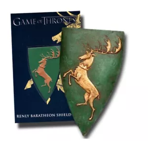HBO Game of Thrones Authentic Prop - Renly Baratheon Stag Sigil Shield Pin - Imagen 1 de 3