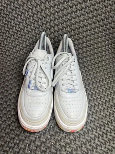 Nike Air Force 1 Jester XX Floral Print Platinum White Sneakers Shoes Women Sz 8 - Picture 1 of 13