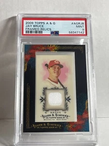2009 Topps Allen & Ginter Jay Bruce RELIC JERSEY PSA 9 - Picture 1 of 1